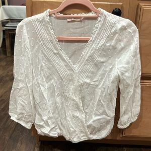 Mi Ami size M white blouse